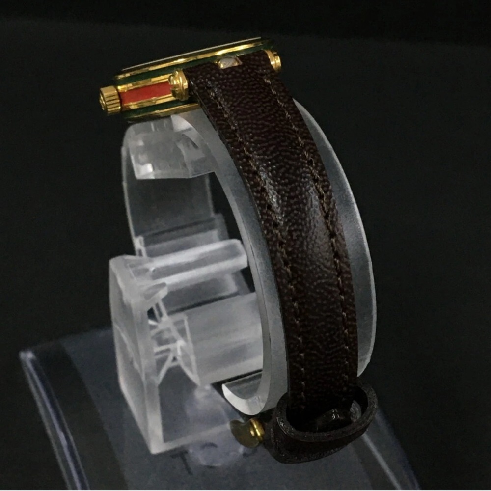 GUCCI 2000L Sherry Line Gold Women's Quartz Watch - Picture 7 of 10